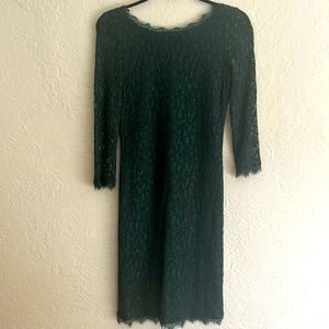 Aritzia: Gorgeous Emerald Green Lace Dress NWOT